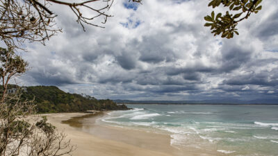 Foto mit Blick auf Byron Bay, New South Wales, Australien